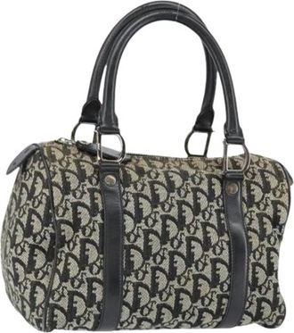 Dior Pre-owned Handbags, female, Multicolor, Size: ONE SIZE Pre-owned Trotter Canvas Boston Bag