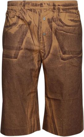 Acne Studios Dames, Korte broeken, Bruin, Maat: S