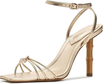 Schutz Haven Bamboo Womens Sandals Platinum : 10.5 M, Leather