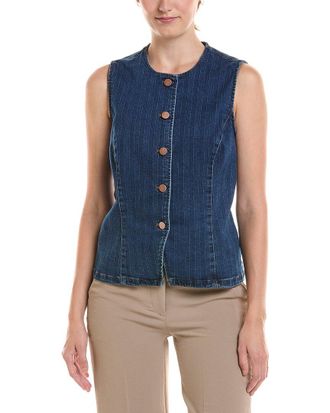 Jones New York Petite Denim Vest