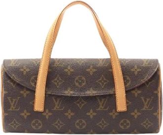 Louis Vuitton Pre-owned Handbags, female, Brown, Size: ONE SIZE Pre-owned Sonatine Monogram Handbag