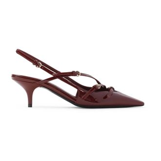 Miu Miu Pumps, female, Red, Size: 6 US Patent Calf Leather Pumps