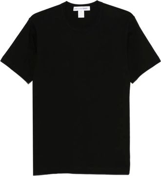 Comme Des Gar&ccedil;ons logo-print cotton T-shirt - men - Cotton - S - Black