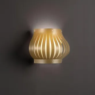 Linea Zero Balc&oacute;n Aplique Oro Nuevo Cm. 33 X 17 X 25 Horas