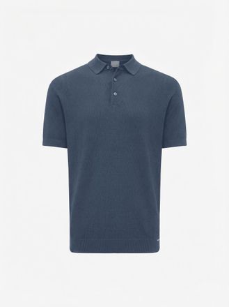 Gentiluomo Button Polo | Blauw