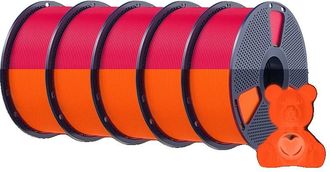 OEM Filamento Para Impresora 3d, Fosforescente, De Alta Resistencia Al Impacto, Rojo Brillante