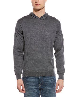 Peter Millar Wool-Blend Hoodie Sweater
