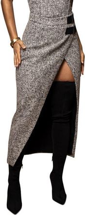 JLUXLABEL Lt Grey Giselle Tweed Skirt in Gray at Nordstrom, Size Medium