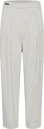 Inwear Broeken, Dames, Grijs, 2Xl, Straight Broeken