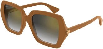 Cartier Authentieke Bril met Topkwaliteit - unisex - Zonnebrillen - Bruin - 54 MM - Accessoires