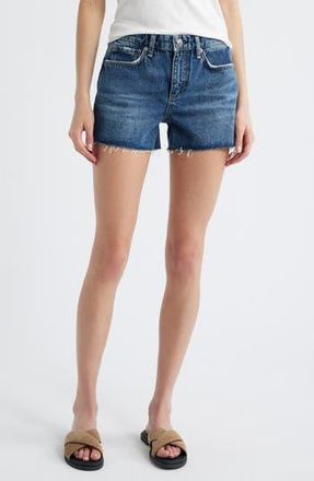 Rag & Bone Dre Raw Hem Low Rise Boyfriend Denim Shorts in Cannon at Nordstrom Rack, Size 31