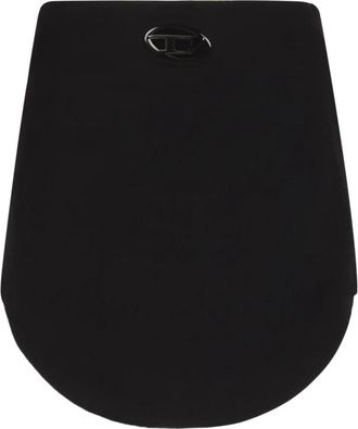 Diesel O-Livery Mini Rok - Dames - Korte rokken - Zwart - XL - Wol - Rokken