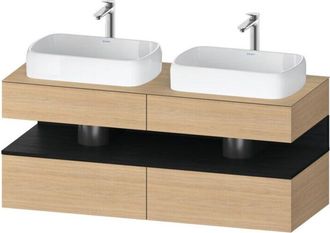 Duravit Qatego Consola Mueble Bajo Lavabo, 2 Extensiones, 2 - Duravit