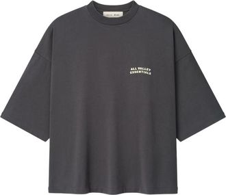 Fear of God Merch Tee Logo-print Drop-shoulder T-shirt