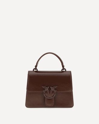 Pinko Borsa a Mano Love One Top mini in pelle shiny Woman UNI
