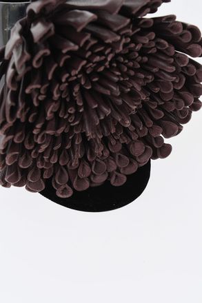 Alaia Velour Mules with 10cm Heel Alaia