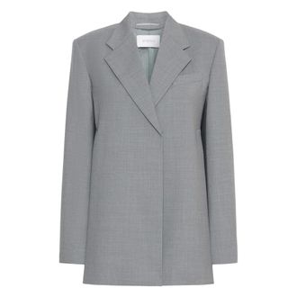 Sportmax Spxavio Blazer - Dames - Jassen - Grijs - Maat: S Wol