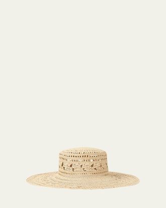 Loro Piana Asmara Foliage Straw Hat