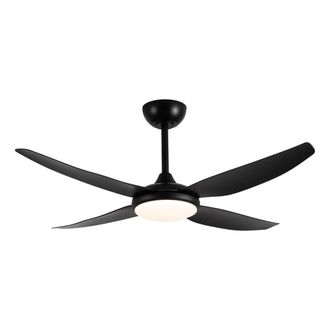 Sulion Ventilador de techo silencioso con luz negro