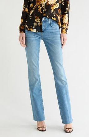 L'agence Ruth Raw Hem Straight Leg Jeans in Calloway at Nordstrom Rack, Size 24