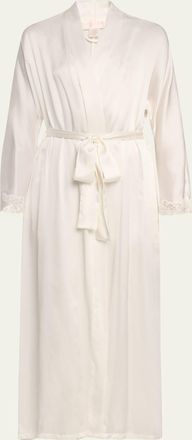 Christine Lingerie Bijoux Long Silk Robe
