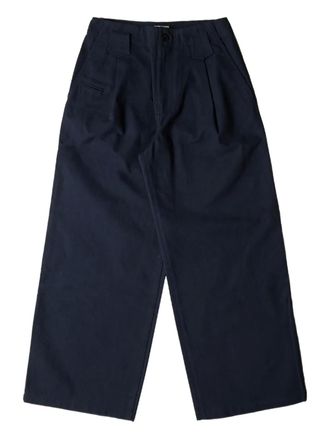 Kenzo pleated track pants - Blue