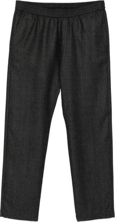 Barena Pantaloni in cotone con vita elasticizzata - Grigio