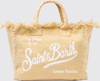 MC2 Saint Barth Borsa Vanity in cotone stampato con logo