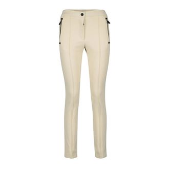 Moncler Ski Trouses, female, Beige, Size: M Beige Ski Pants Slim Fit