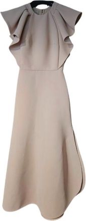 Elie Saab Light Pink Midi Dress Size 36
