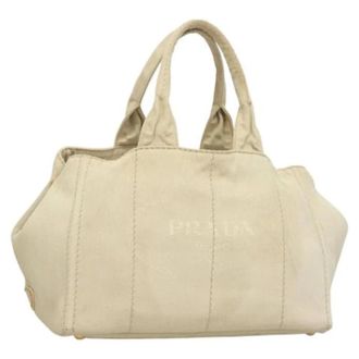 Prada Pre-owned Tela bolsos-prada - Pre-owned - Mujer - Beige - ONE SIZE