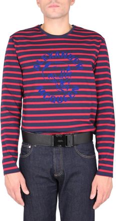 Alexander McQueen Blue Crew Neck T-Shirt