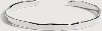 Monica Vinader Sterling Silver MV Siren Muse Slim Cuff