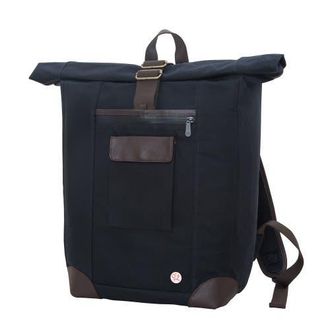 Giorgio Martello Milano Waxed Montrose Backpack in Black at Nordstrom