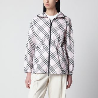 Burberry Whitstable light pink jacket with Check pattern