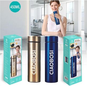 Trade Shop Trade Shop - Borraccia Termica In Acciaio 450 Ml Thermos Caldo Freddo Porta Bevande Tx-8262