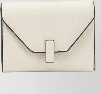 Valextra isis trifold wallet textured finish envelope
