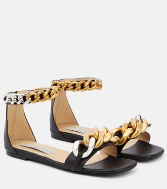 Stella McCartney Falabella embellished flat sandals