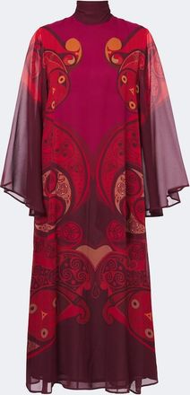 La DoubleJ Alchemy printed silk georgette midi dress