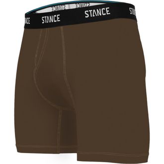 Stance Solid Boxer Briefs in Brown at Nordstrom Rack, Size X-Large