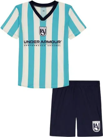 Under Armour Kids Tech Soccer Jersey & Shorts Set in Fresco Blue at Nordstrom, Size 2T