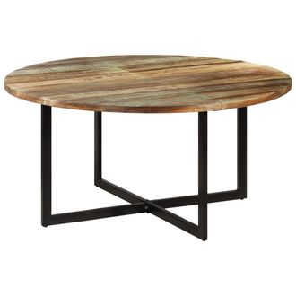 vidaXL Vidaxl - Mesa De Comedor Madera Maciza Reciclada 150x75 Cm