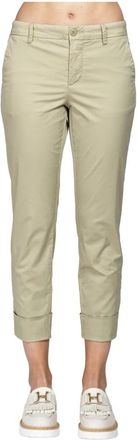 Closed Chino Broek - Dames - Chinos - Groen - W33 - Katoen - Broeken