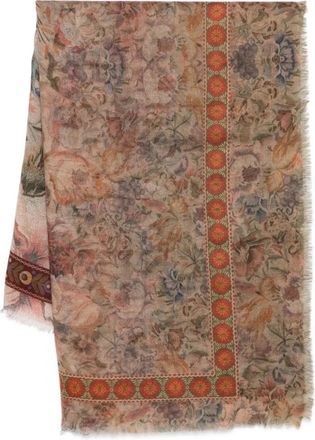 Pierre-Louis Mascia Sciarpa a fiori - Toni neutri