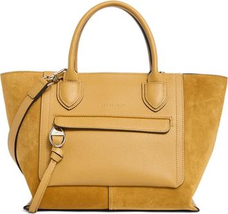 Longchamp Mailbox Medium Leather Tote in Honey at Nordstrom Rack