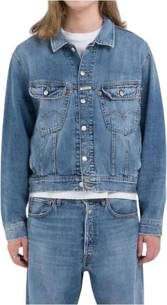 Replay Heren Denim Jas - Heren - Spijkerjassen - Blauw - M - Denim - Jassen
