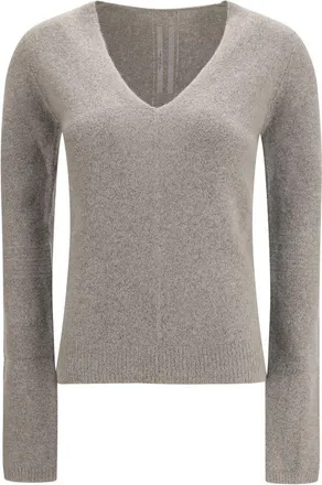 Rick Owens Gray Cashmere Womens Sweater