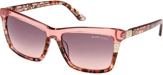 Guess GM00010 74F Womens Sunglasses Pink Size 57