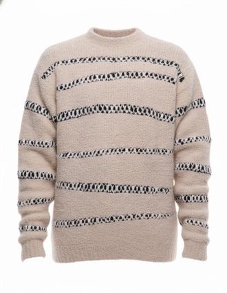 ATOMOFACTORY Boucl&eacute; Crewneck Sweater