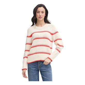 Mos Mosh Rola Ronde Hals Trui - Dames - Ronde hals truien - Beige - XS - Katoen - Truien & Vesten